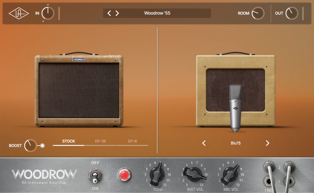 Universal Audio - UAD Woodrow '55 Instrument Amplifier Screenshot 2