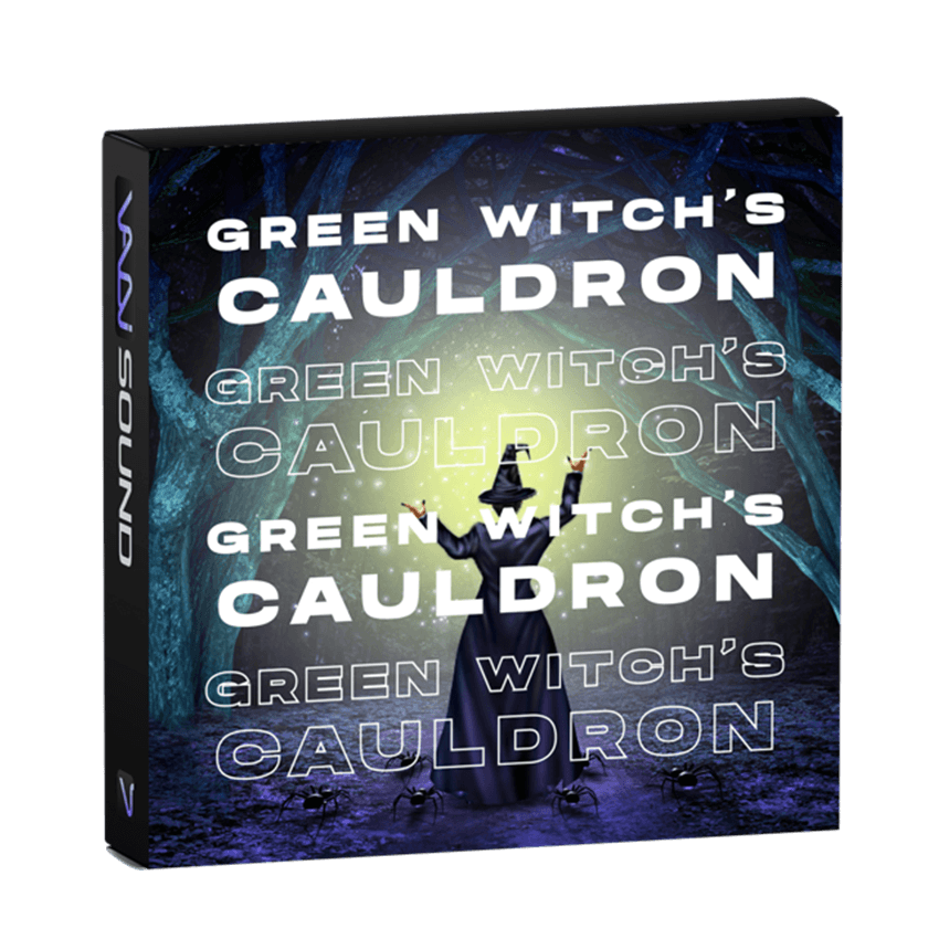 Vadi Sound - Green Witch's Cauldron SFX Bundle Sample Packs Software GUI Artwork