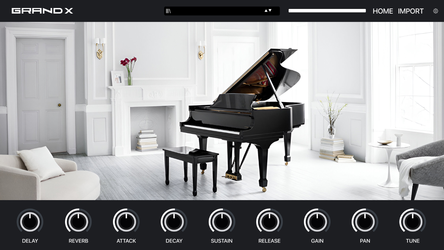 Vessel Audio - Piano X Plugins & FX Software GUI Artwork