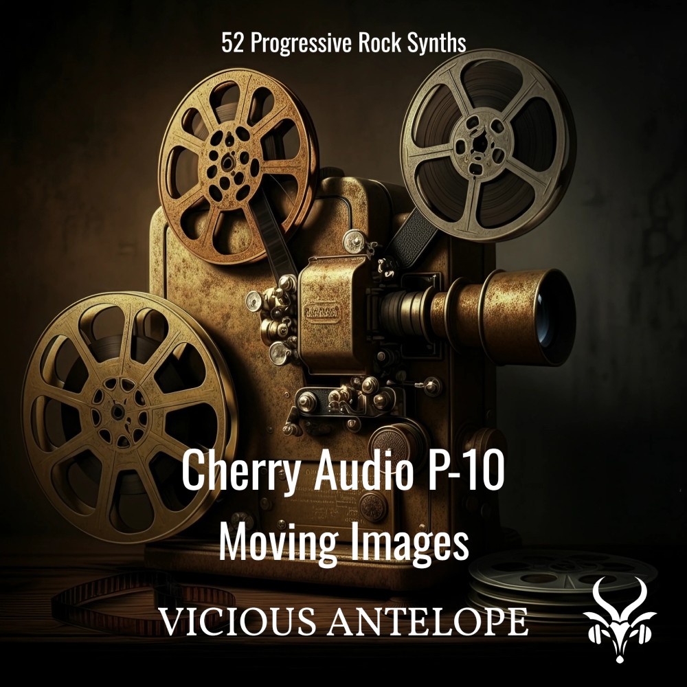 Vicious Antelope - Moving Images - Cherry Audio P-10 Presets Software GUI Artwork