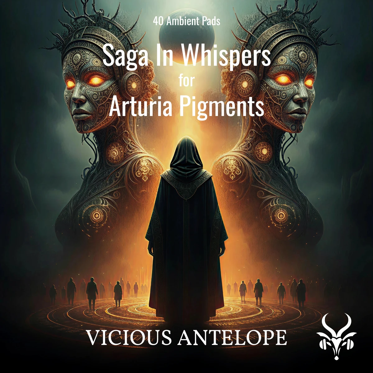Vicious Antelope - Saga In Whispers - Pigments and Analog Lab V Presets Software GUI Artwork