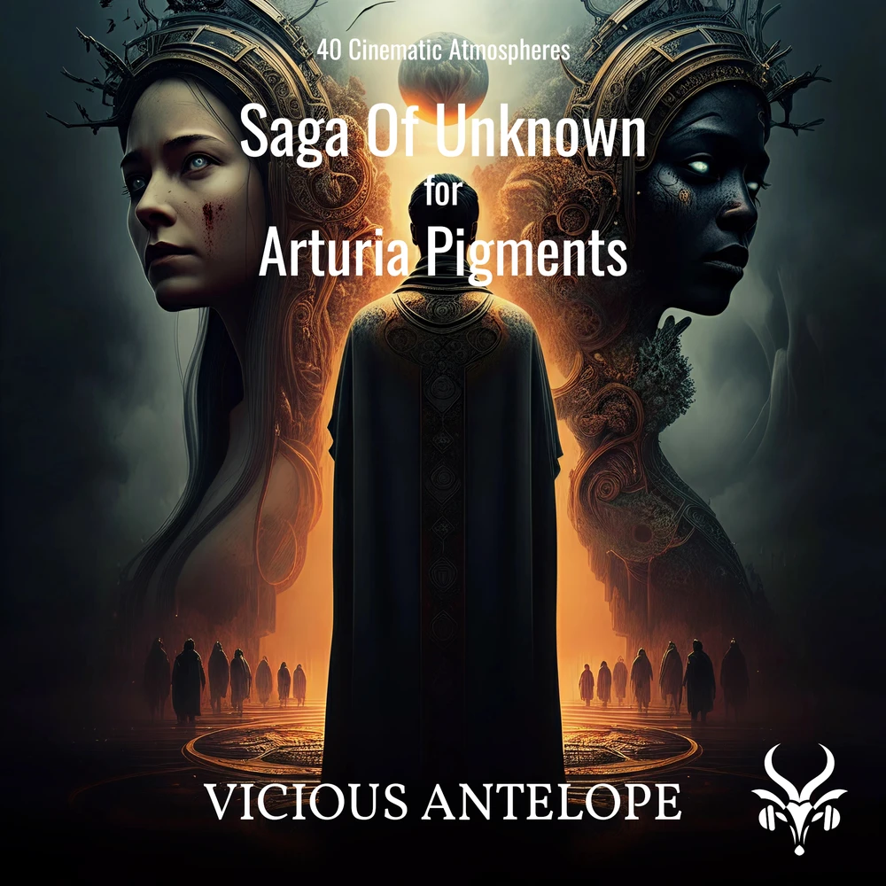 Vicious Antelope - Saga Of Unknown - Pigments and Analog Lab V Presets Software GUI Artwork
