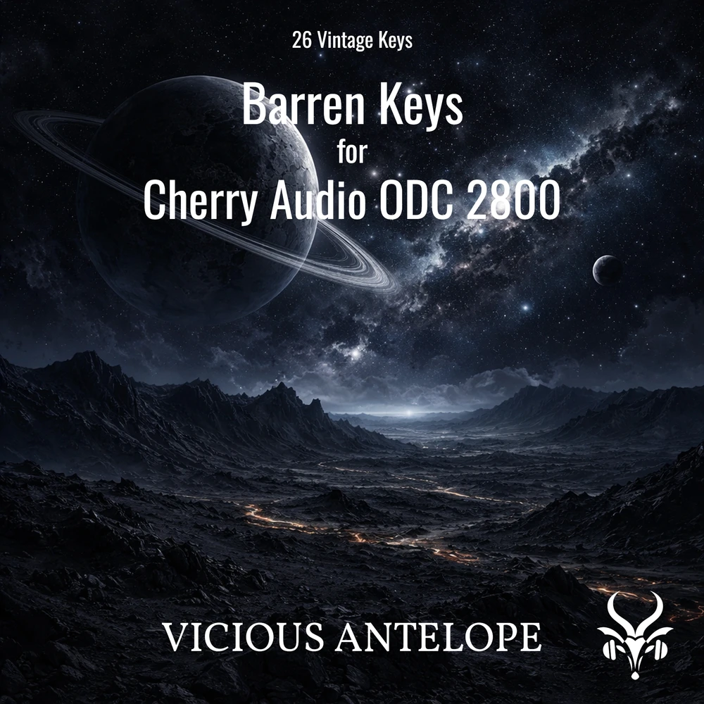 Vicious Antelope - Barren Keys - Cherry Audio ODC 2800 Presets Software GUI Artwork