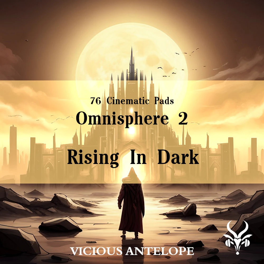 Vicious Antelope - Rising In Dark - Omnisphere 2 Presets Software GUI Artwork