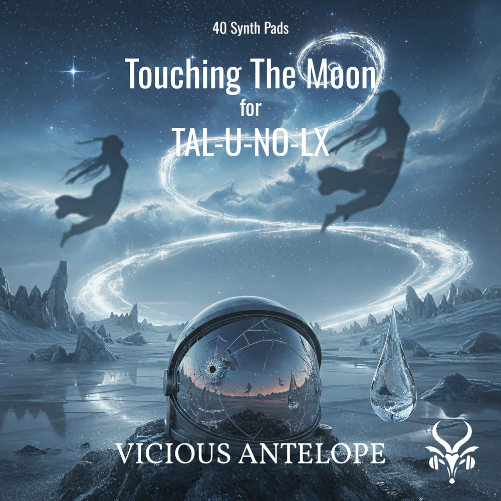 Vicious Antelope - Touching The Moon - TAL-U-No-LX Presets Software GUI Artwork
