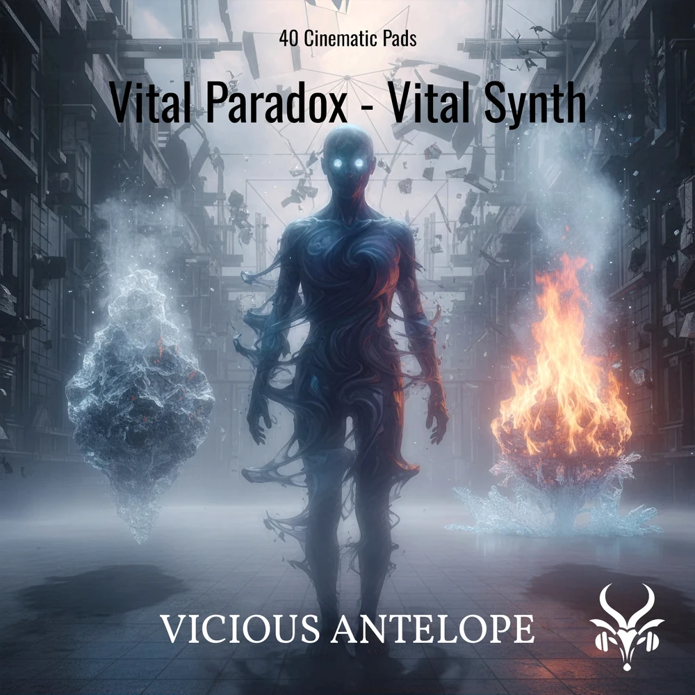 Vicious Antelope - Vital Paradox - Vital Presets Software GUI Artwork