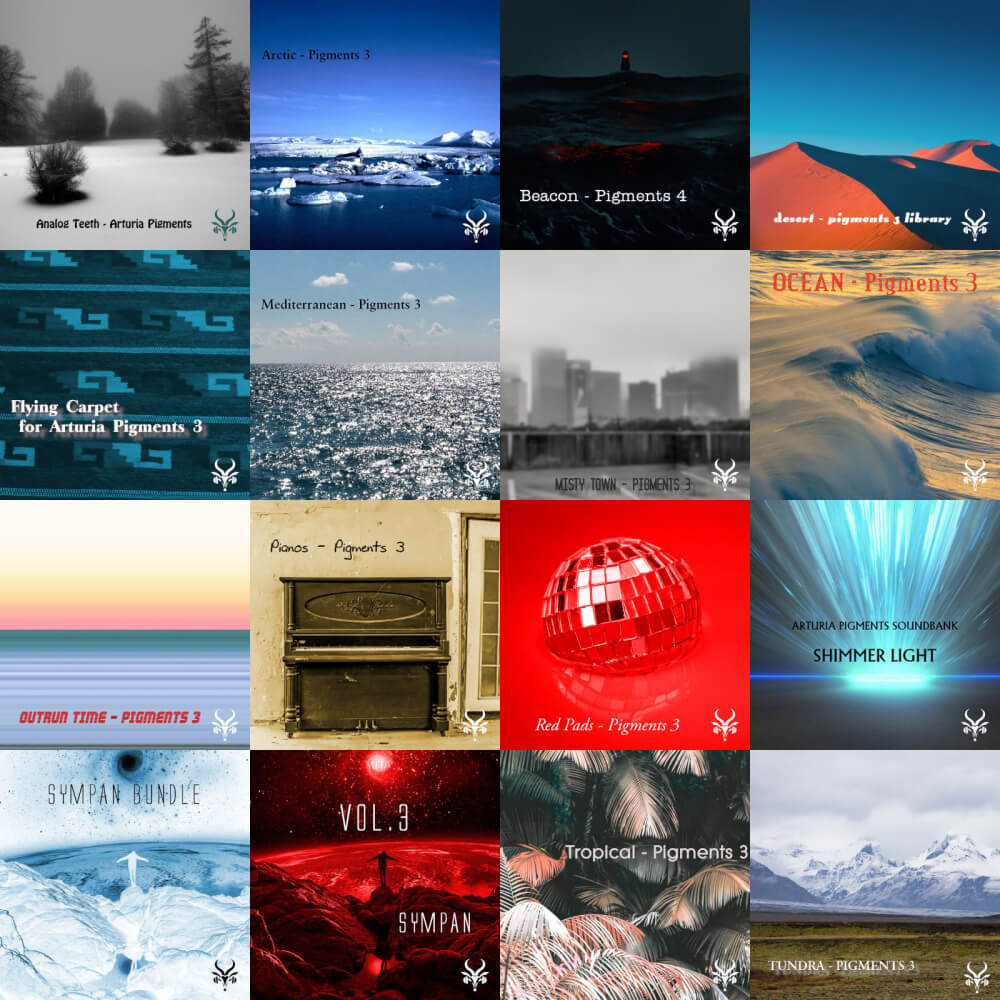 Vicious Antelope - Pigments Bundle Presets Software GUI Artwork
