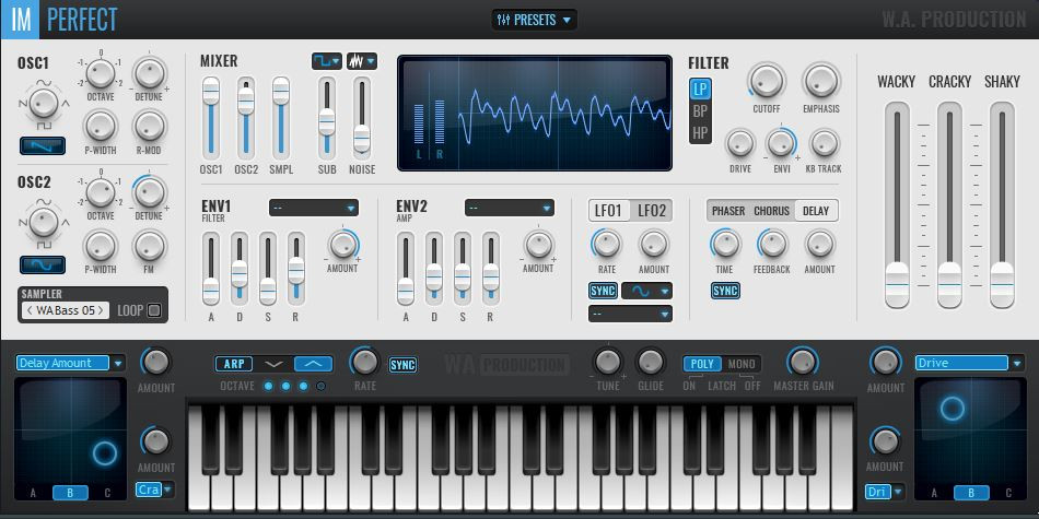 W.A. Production - ImPerfect Plugins & FX Software GUI Artwork