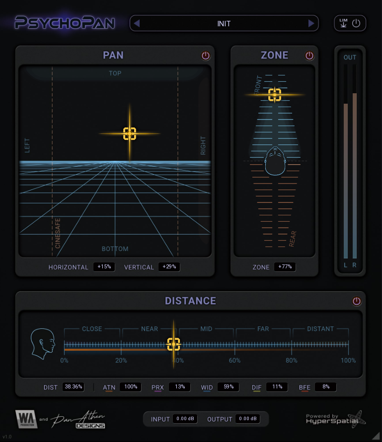 W.A. Production - PsychoPan Plugins & FX Software GUI Artwork