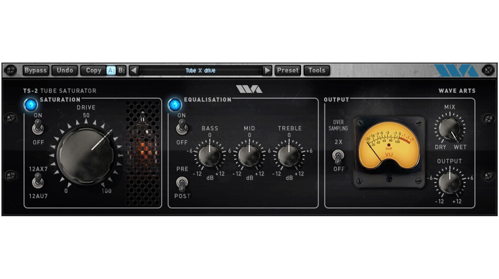 Wave Arts - Tube Saturator 2 Plugins & FX Software GUI Artwork