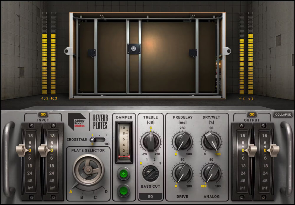 Waves - Abbey Road Reverb Plates Plugins & FX Software GUI Artwork