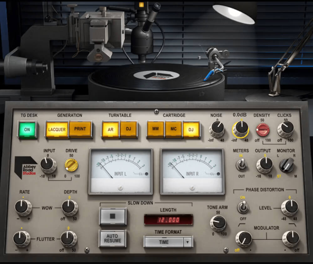 Waves - Abbey Road Vinyl Plugins & FX Software GUI Artwork