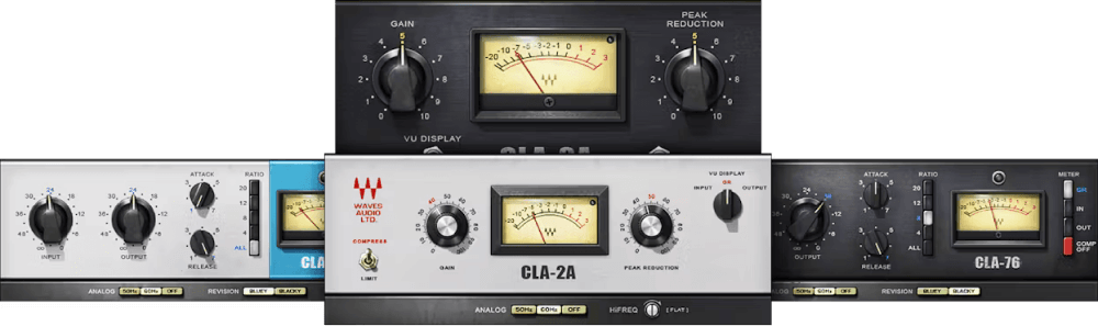Waves - CLA Classic Compressors Plugins & FX Software GUI Artwork