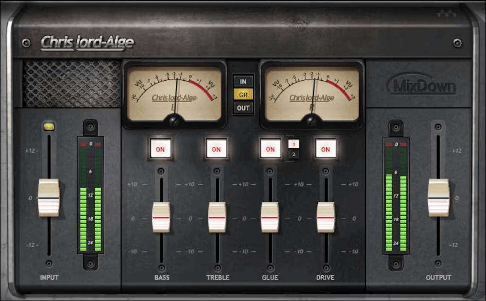 Waves - CLA MixDown Plugins & FX Software GUI Artwork