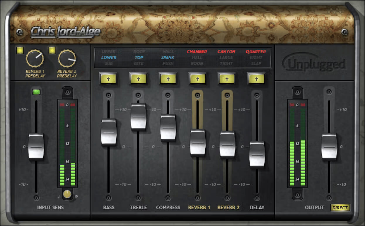 Waves - CLA Unplugged Plugins & FX Software GUI Artwork
