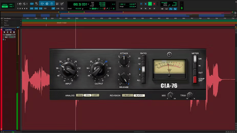 Waves - CLA-76 Compressor Limiter Screenshot 3