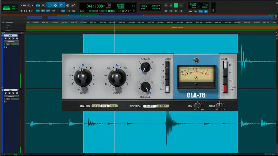 Waves - CLA-76 Compressor Limiter Screenshot 5
