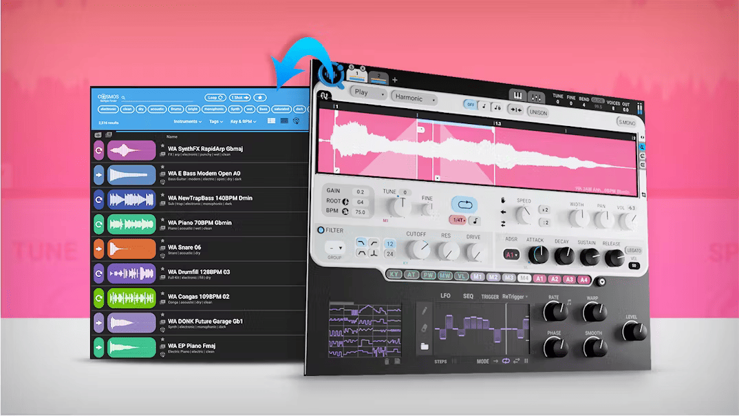 Waves - CR8 Creative Sampler - Includes 2500 Royalty-Free Samples + the COSMOS Sample Finder