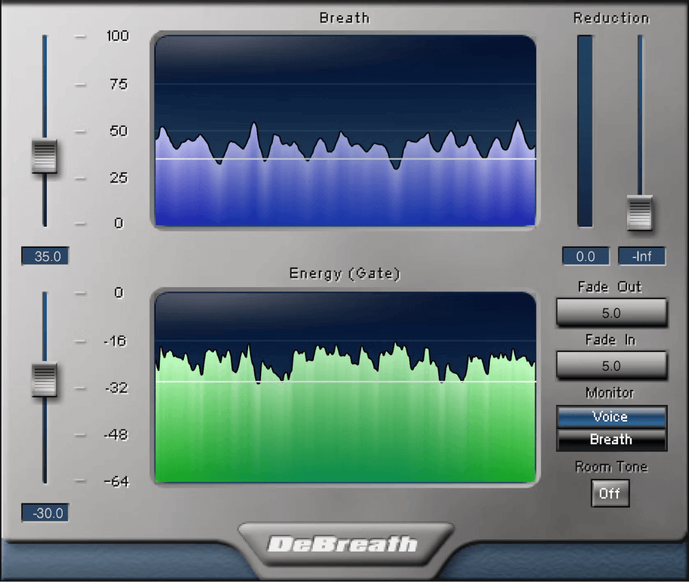 Waves - DeBreath Plugins & FX Software GUI Artwork