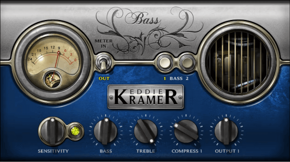 Waves - Eddie Kramer Bass Channel Plugins & FX Software GUI Artwork