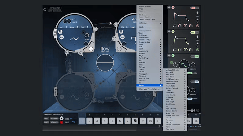 Waves - Flow Motion FM Synth Screenshot 7