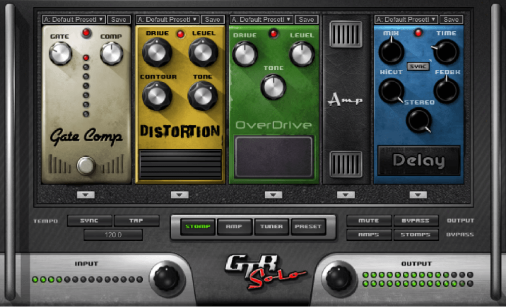 Waves - GTR Solo Plugins & FX Software GUI Artwork