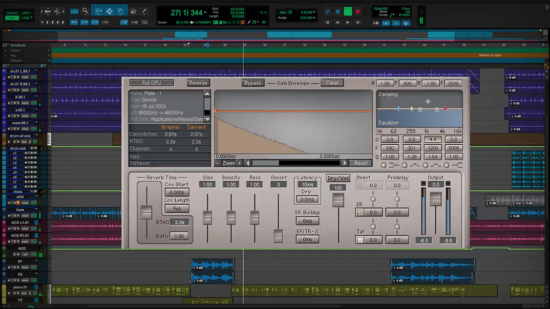 Waves - IR1 Convolution Reverb Screenshot 2