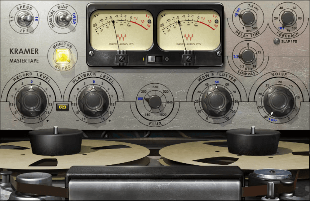 Waves - Kramer Master Tape Plugins & FX Software GUI Artwork