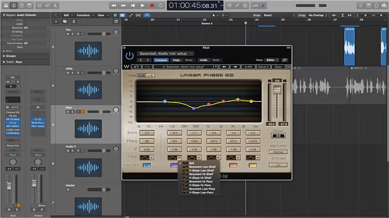 Waves - Linear Phase EQ Screenshot 3