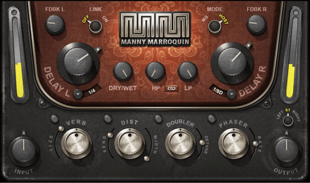 Waves - Manny Marroquin Delay Plugins & FX Software GUI Artwork