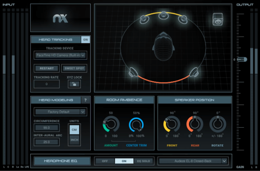 Waves - Nx Virtual Mix Room over Headphones Plugins & FX Software GUI Artwork