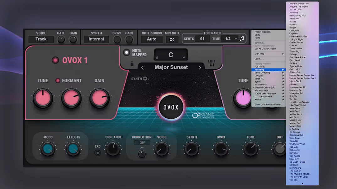 Waves - OVox Vocal ReSynthesis Screenshot 4