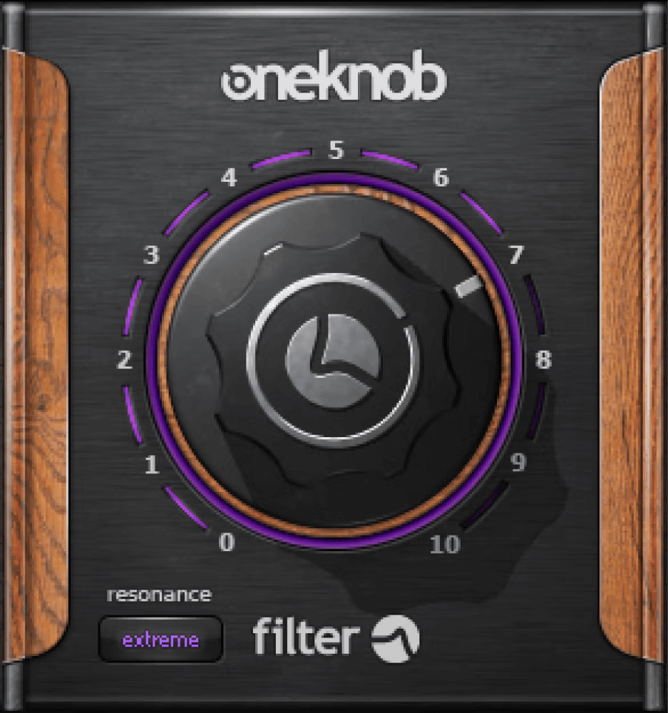 Waves - OneKnob Filter Plugins & FX Software GUI Artwork