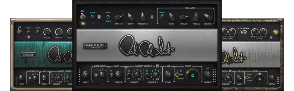Waves - PRS SuperModels Plugins & FX Software GUI Artwork