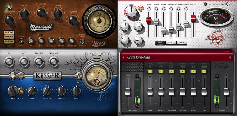 Waves - Signature Series Vocals Plugins & FX Software GUI Artwork
