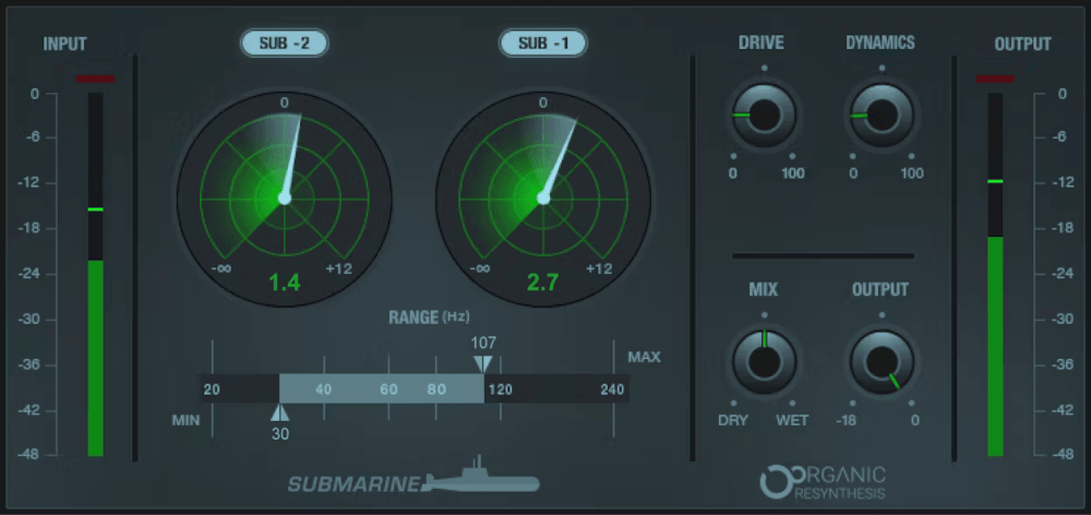 Waves - Submarine Plugins & FX Software GUI Artwork
