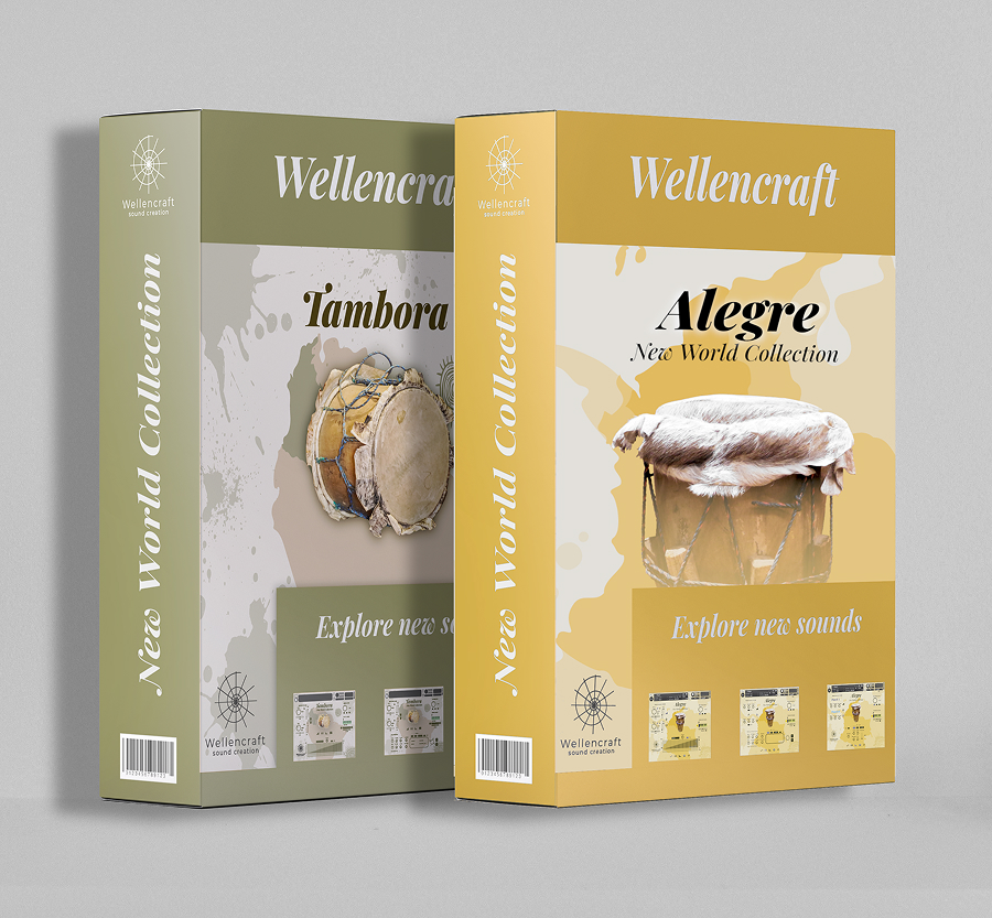 Wellencraft - New World Collection Bundle Kontakt Instruments Software GUI Artwork