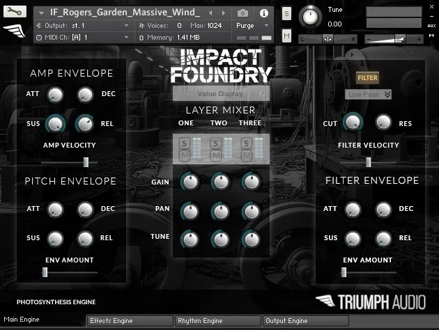 Triumph Audio - Impact Foundry Screenshot 2