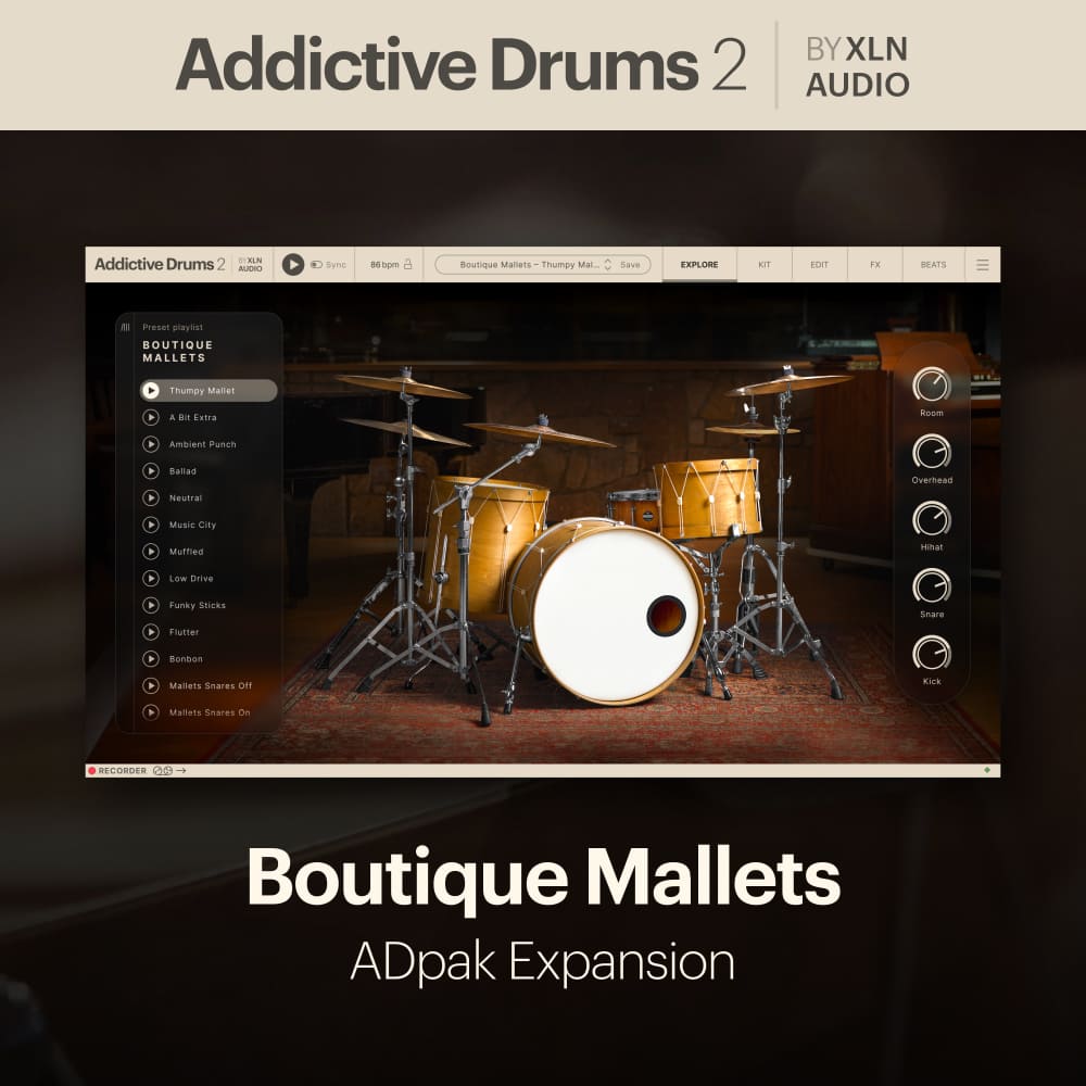 Addictive Drums 2 - Boutique Mallets Adpak