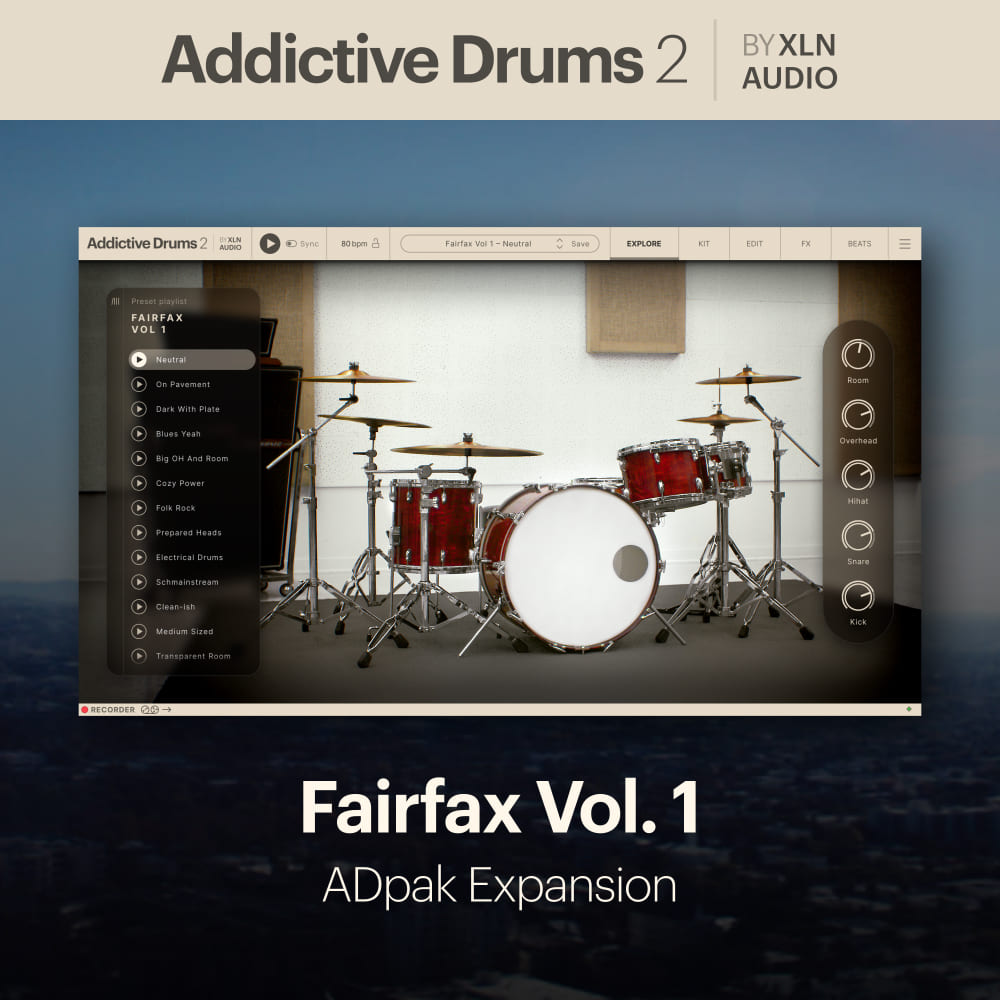 Addictive Drums 2 - Fairfax Vol.1 ADpak