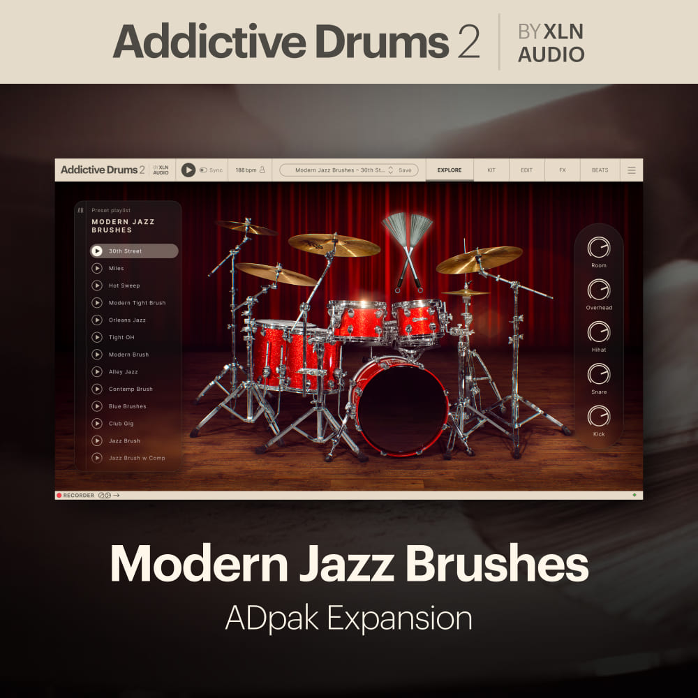 Addictive Drums 2 - Modern Jazz Brushes ADpak