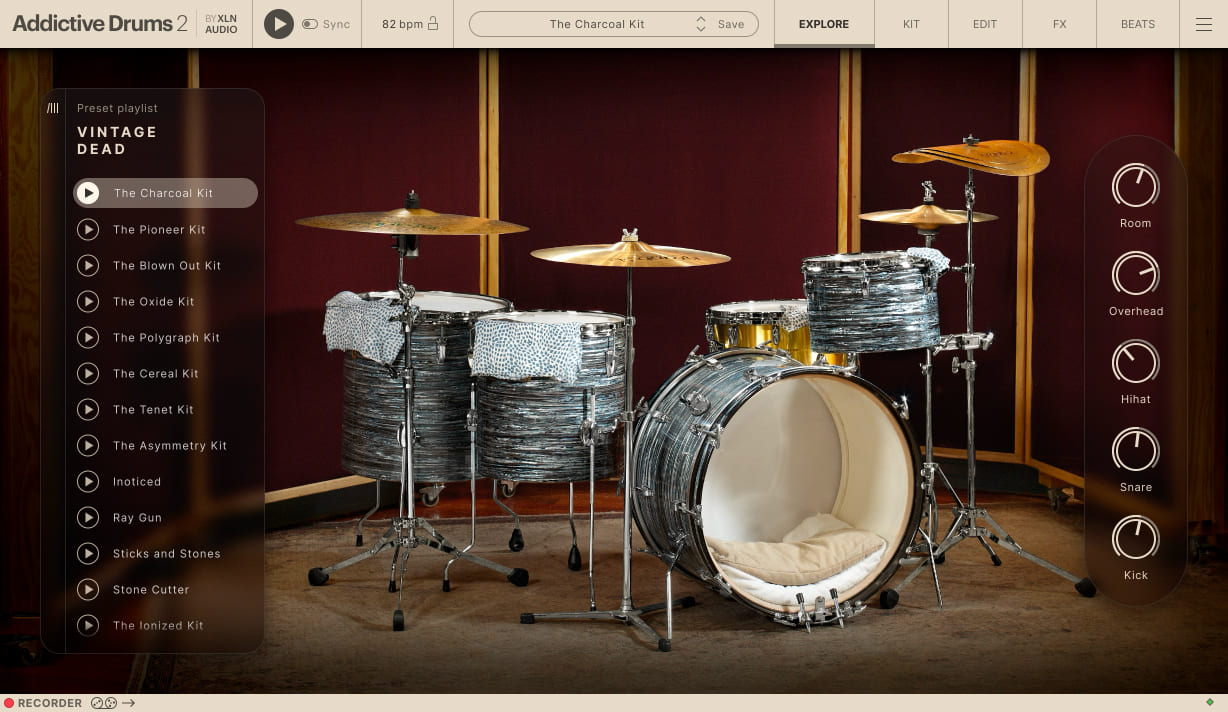 XLN Audio - Addictive Drums 2: Dead & Dry Collection Screenshot 2