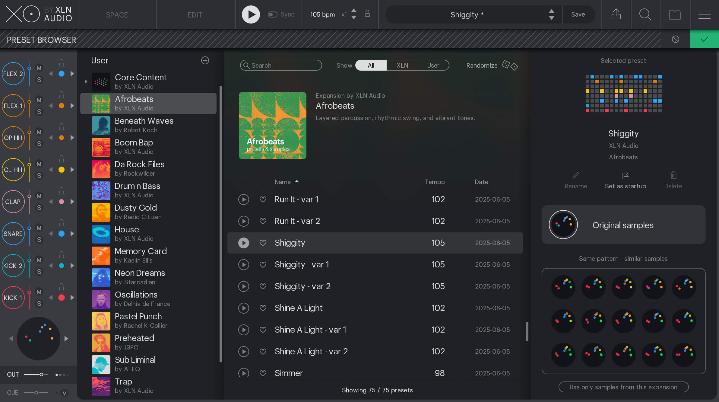 XLN Audio - XO Expansion - Afrobeats Screenshot 2