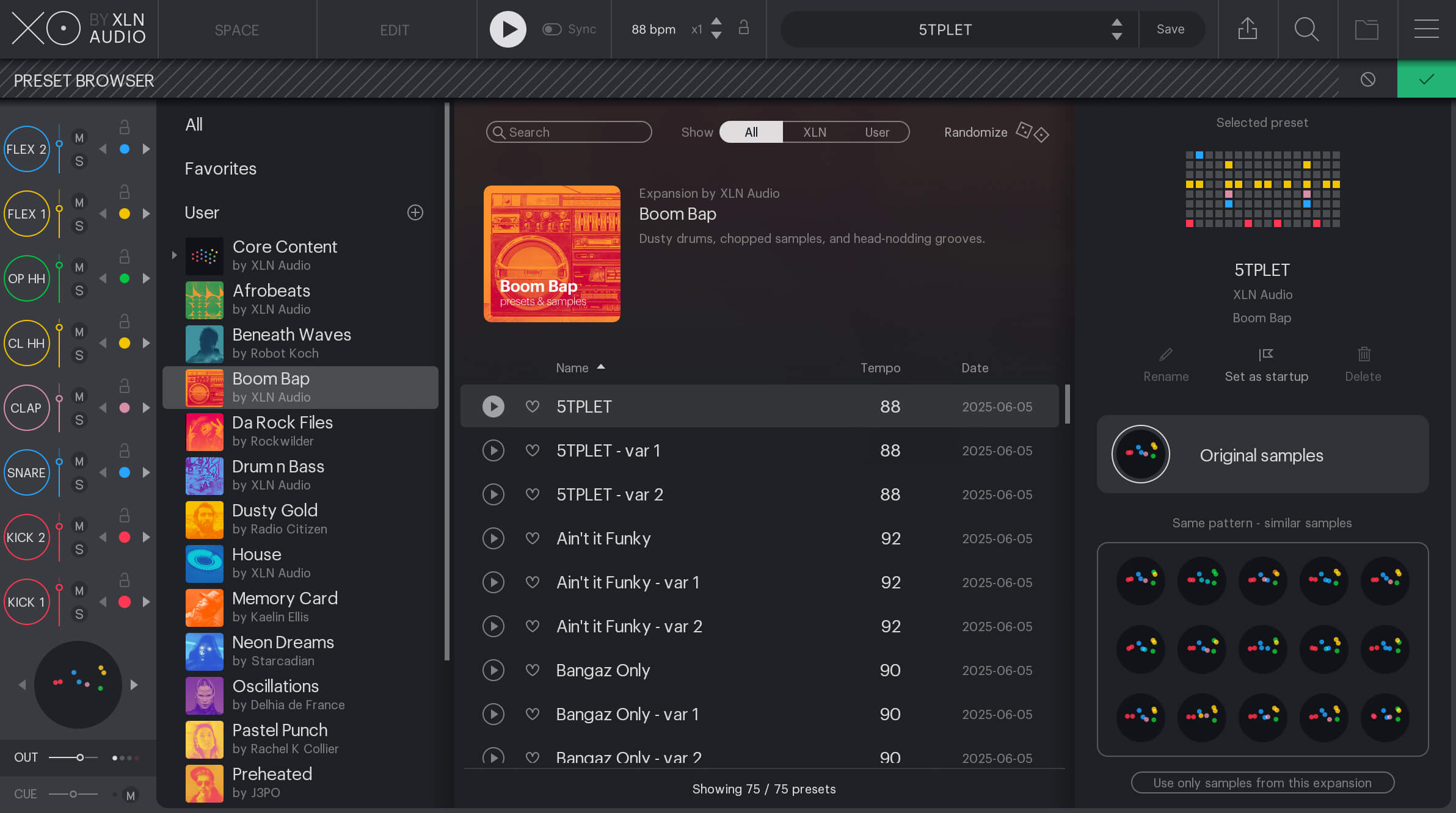 XLN Audio - XO Expansion - Boom Bap Screenshot 2