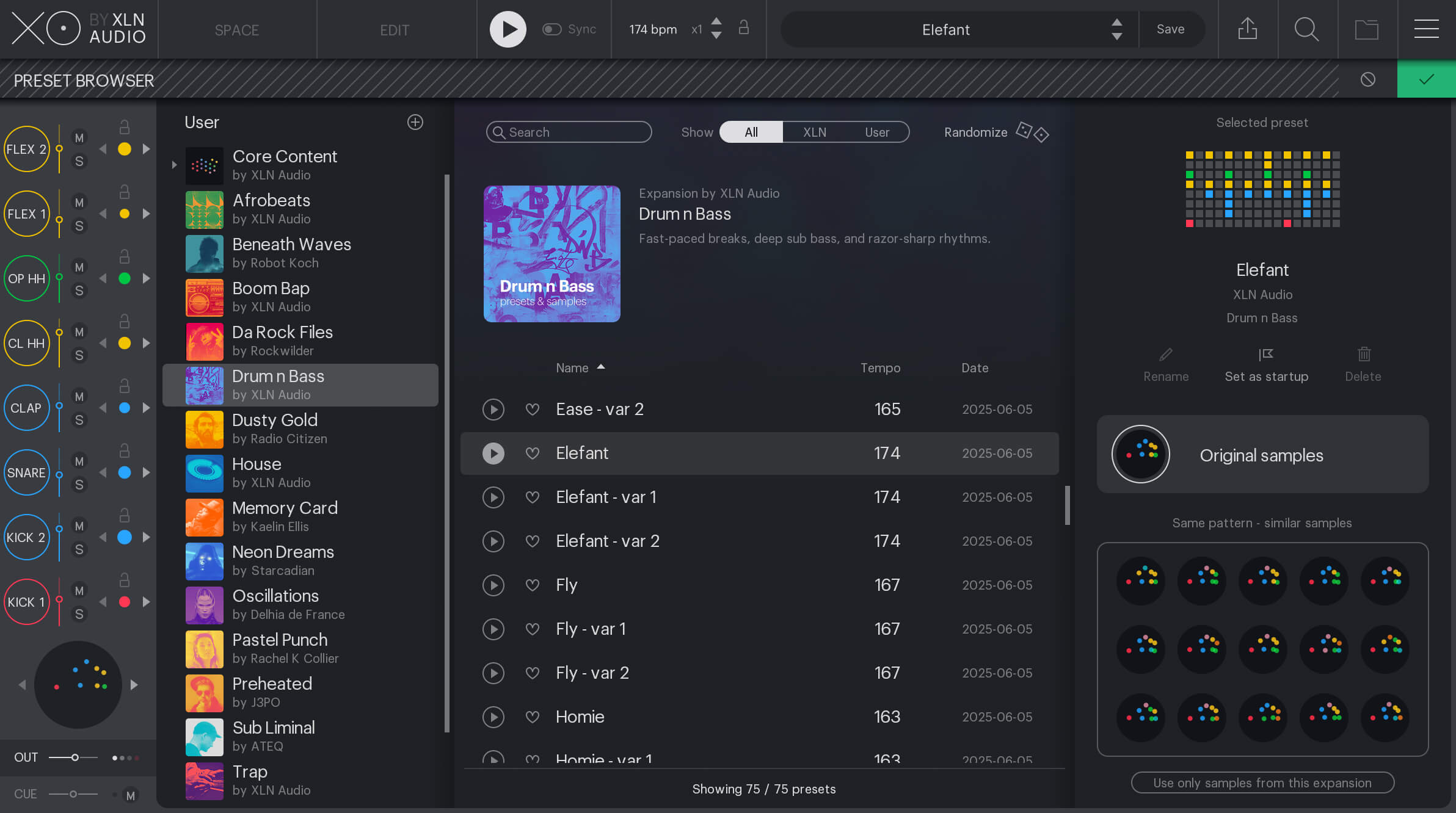 XLN Audio - XO Expansion - Drum n Bass Screenshot 2