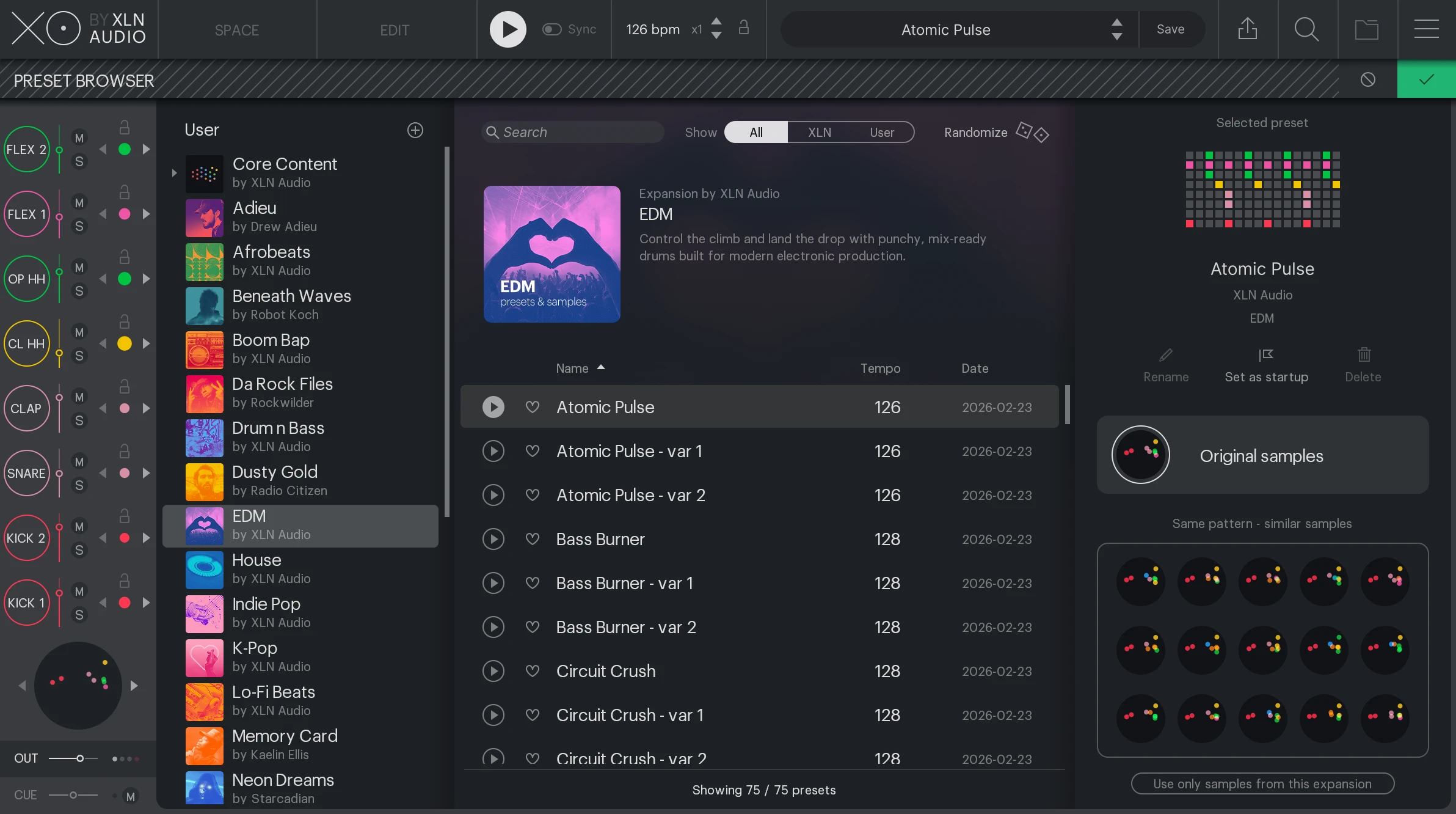 XLN Audio - XO Expansion: EDM Screenshot 2