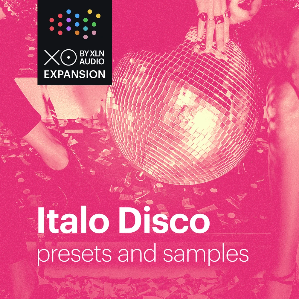 XLN Audio - XO Expansion: Italo Disco Plugins & FX Software GUI Artwork