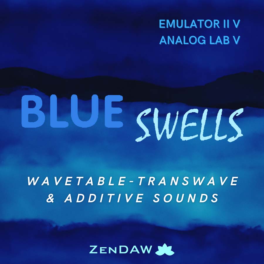 ZenDAW - Blue Swells: Arturia Presets Software GUI Artwork