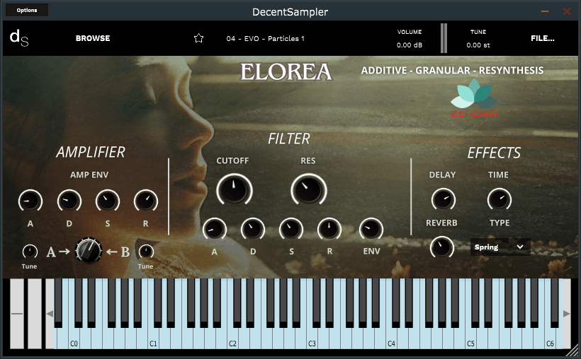 ZenDAW - Elorea Plugins & FX Software GUI Artwork