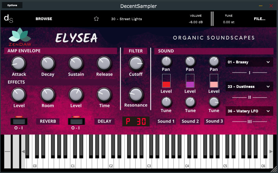 ZenDAW - Elysea Plugins & FX Software GUI Artwork